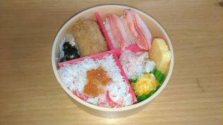 「たけ」さんからの投稿写真＠やっぱりカニ好き!!弁当