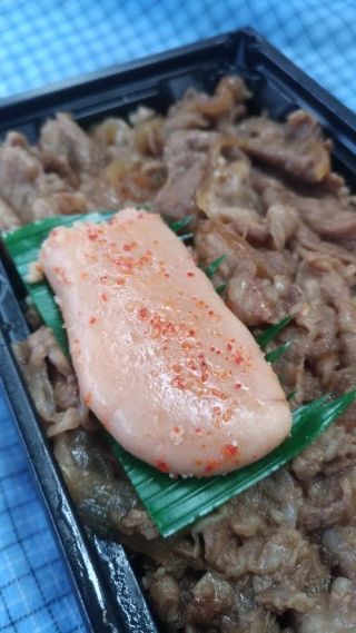 「たけ」さんからの投稿写真＠豊後牛博多明太弁当