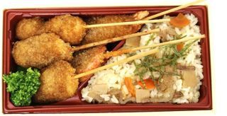 浪速串カツ弁当1