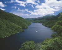 奥只見ダム湖の写真