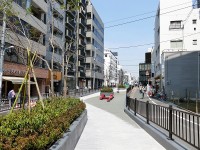 旧渋谷川遊歩道（キャットストリート）の写真