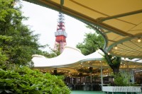 東京プリンスホテル 森の中のビアガーデンの写真