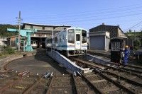 天竜浜名湖鉄道 車両基地（転車台）の写真