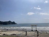 鵜原海岸（白い鳥居）の写真