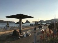 海遊の足湯の写真