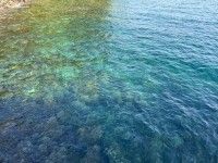 秋の浜遊泳場の写真