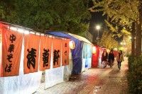 蔵本通りの屋台の写真