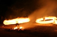 愛宕の火祭りの写真