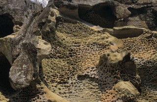 虫喰い岩の写真