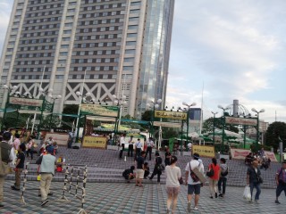 東京ドームシティ 風と緑のビアガーデンの写真