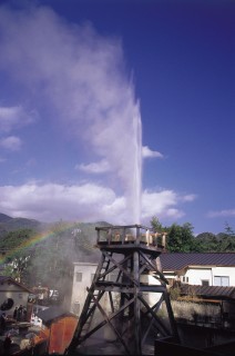 峰温泉大噴湯の写真