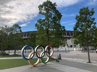 新国立競技場（オリンピックスタジアム）の写真