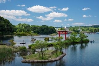 亀山湖（亀山ダム）の写真