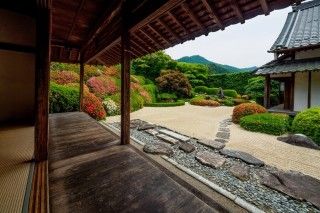 頼久寺庭園の写真