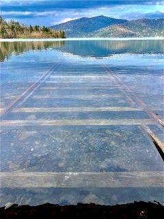 然別湖湖底線路の写真