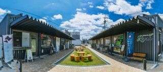 江北駅北コンテナショップ「エキ・キタ」の写真