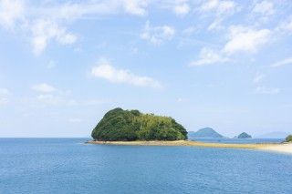 真宮島（エンジェルロード）の写真