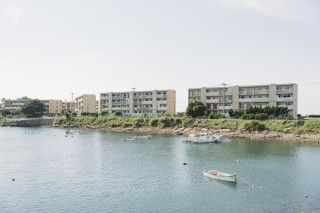 池島炭鉱跡の写真