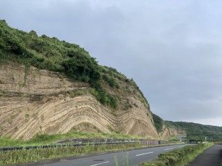 地層切断面（バウムクーヘン）