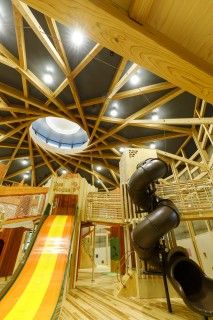 屋内木育施設「もりのひみつきち」