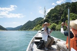 熊野川舟下りの写真