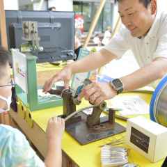 体験できるブースも多数