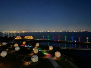 初開催！光と風のシーサイドナイト（国営海の中道海浜公園）