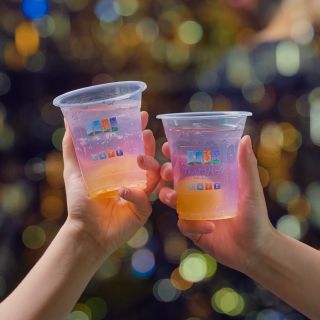 月光ソーダレモネード　650円　※ノンアルコール／月光レモンサワー　700円　※アルコール