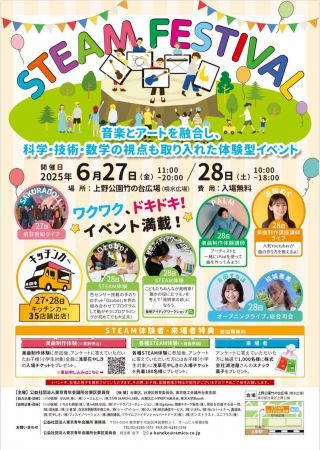 STEAM FESTIVALチラシイメージ