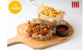 ウルフギャング・バック ピッツァバー(アーク森ビル1F)ホットプルドポークサンド/ 2,000円