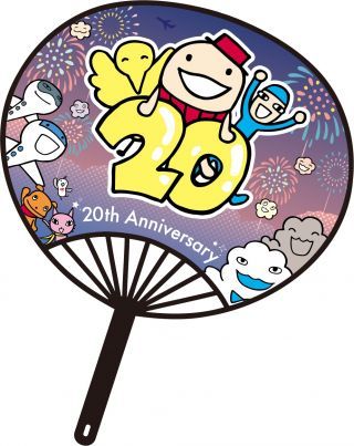 今年の盆踊り限定のうちわ（イメージ）