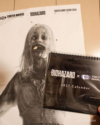 参加賞は「自らが撃ち抜いたゾンビ」とオリジナルカレンダー