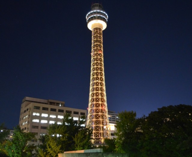横浜マリンタワーがグレープフルーツ一色に！3月31日(日)までの期間限定開催