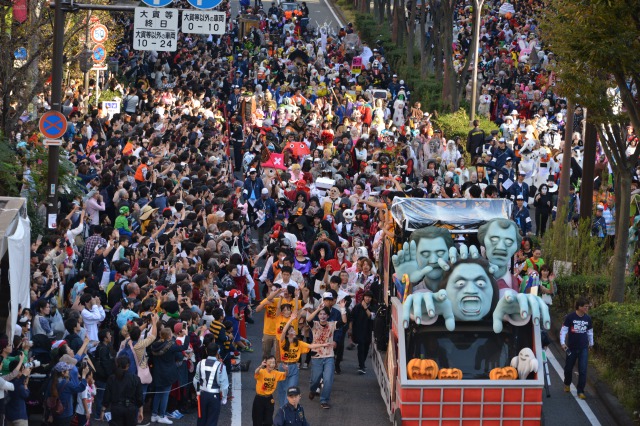 今年のカワハロキービジュアルである『東京ゲゲゲイ』が「ハロウィン・パレード」に登場！