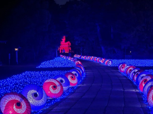 【埼玉・氷川神社】7/4(土)～7(火)光が灯る七夕イベント「和傘の杜～彩の七夕2026～」開催