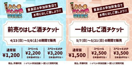 としまはしご酒WEEK参加方法