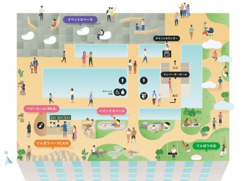 てんぼうパーク概略図