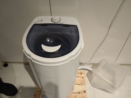 脱水用マシン（洗濯）（きちんと洗ってます！）