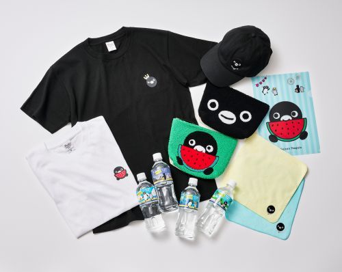 夏の新商品のSuicaのペンギングッズイメージ