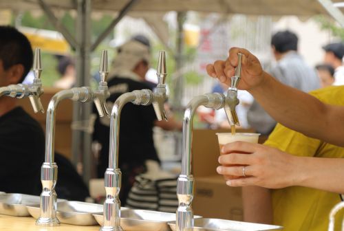 八瀬えいでん《駅》地ビール祭り1