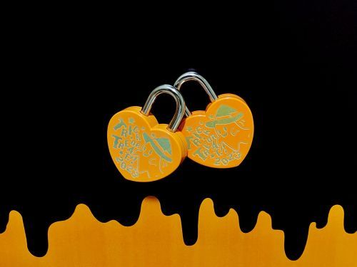 ハロウィン限定ハートロック実物イメージ