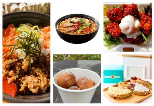 韓国フードが勢ぞろい！韓国では定番のラーメンマシン体験も！