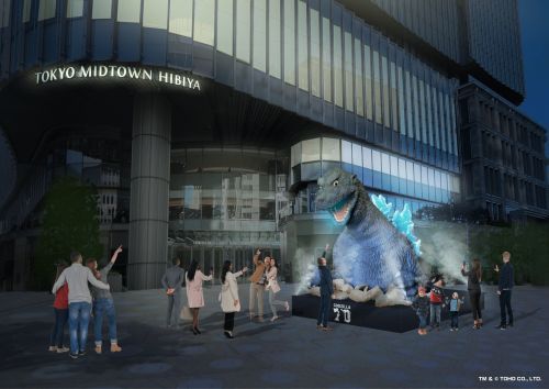 ＜昼＞ゴジラハーフ立像セットイメージ