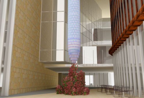 「Embrace：植物は根から生まれる」※画像はパースイメージです。