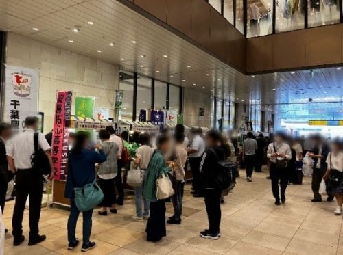 農産物販売会　2023年の様子