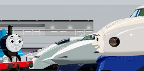「リニア・鉄道館」にやってきたトーマス　挿絵(C) 2024 Gullane (Thomas) Limited.