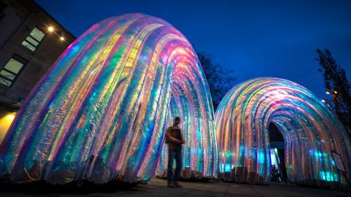 日本初展示となる作品「Elysian Arcs」