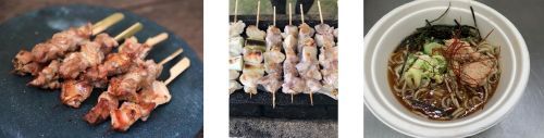 販売商品（一部抜粋）商品名：フランス黒鷄プレノワールの焼き鳥