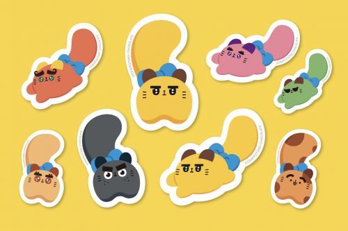 キャラクターステッカーイメージ