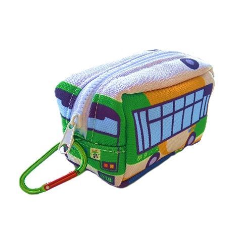みんくる パッチンバンド 都バス型カラビナ付きポーチ ガチャガチャ ポーチ